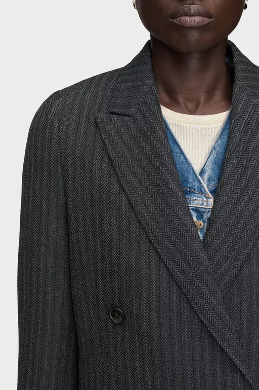 Virgin Wool Long Coat - Coats