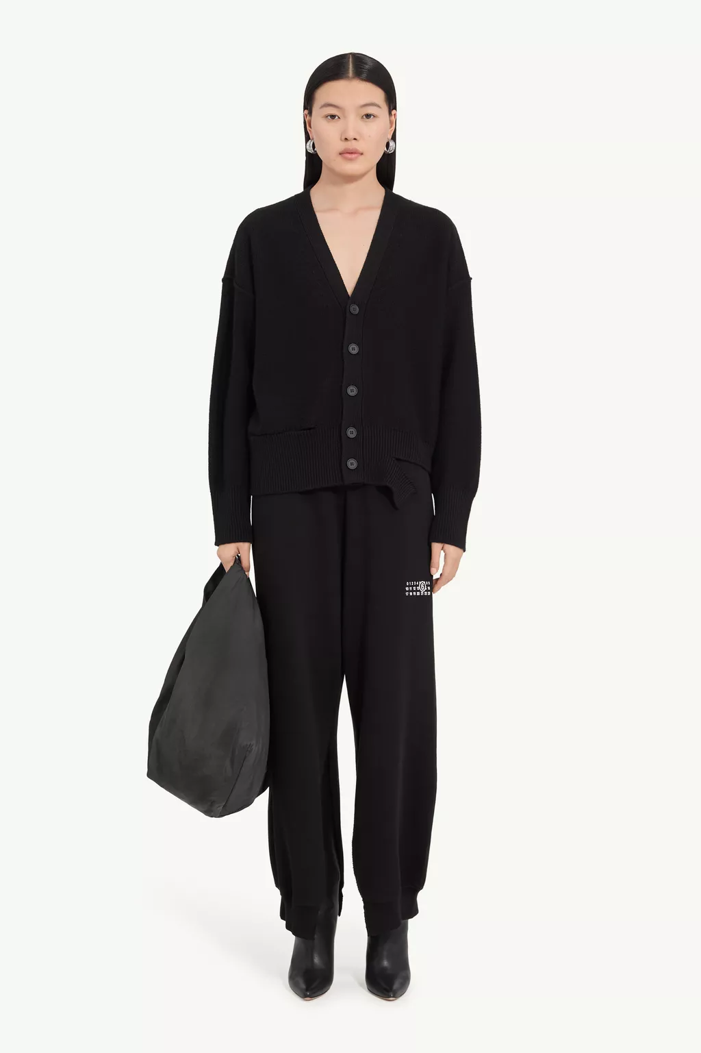 Women's V-Neck Knit Cardigan | MM6