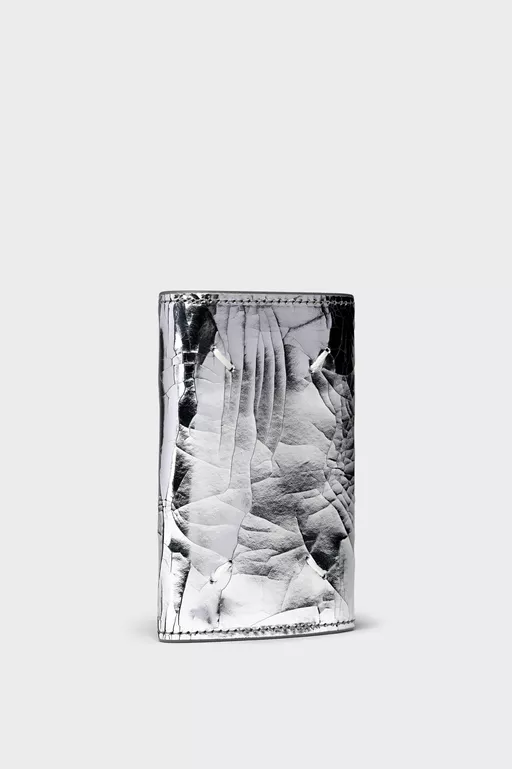 Broken mirror keyring wallet