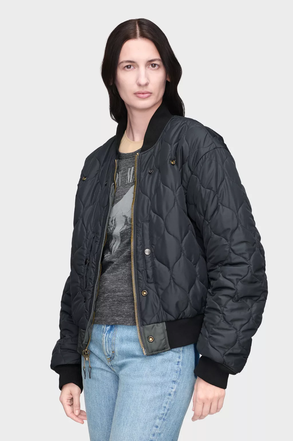 Dark grey Reversible Bomber Jacket | Maison Margiela Official