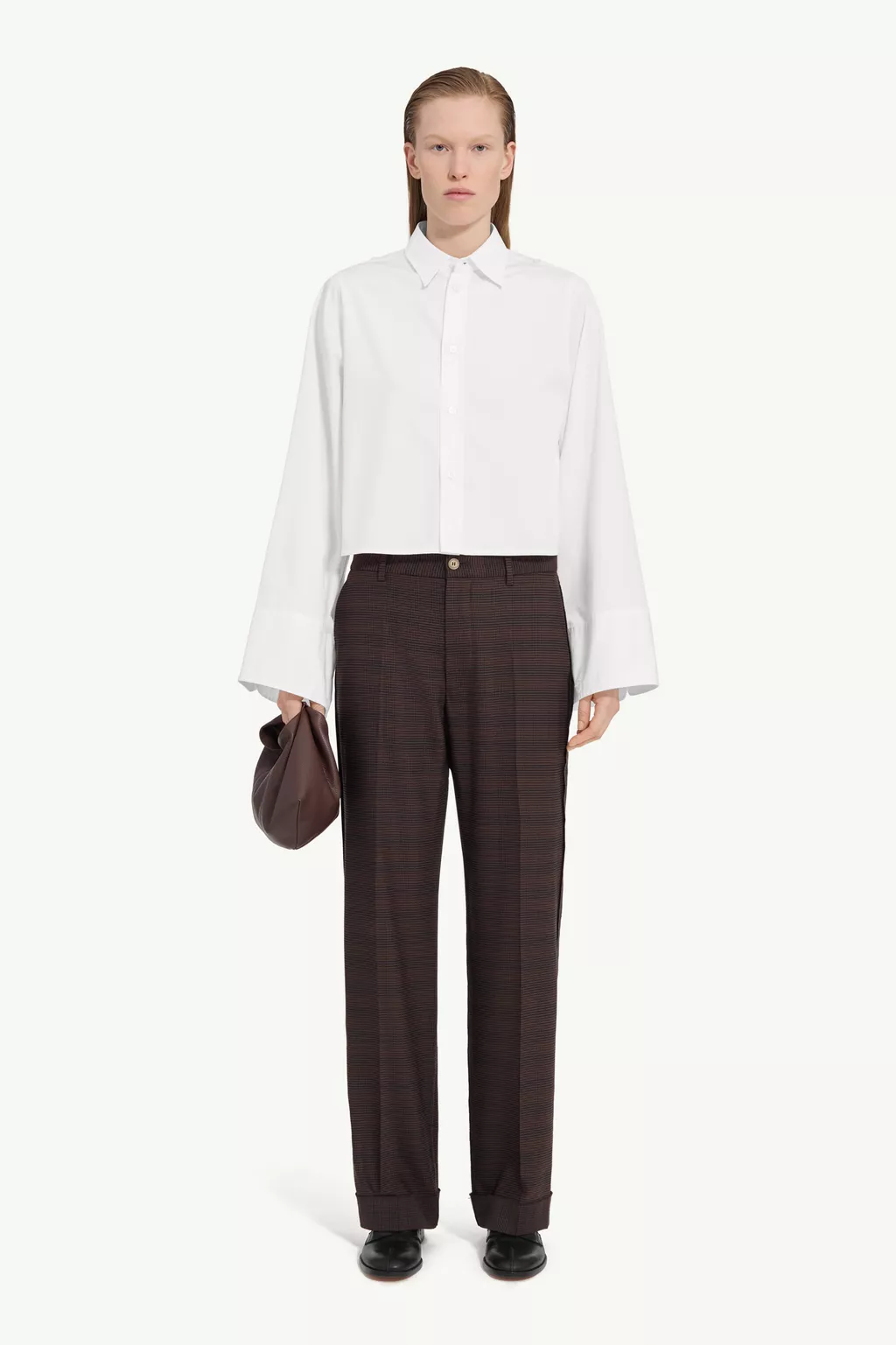 White Cotton shirt | MM6 Official