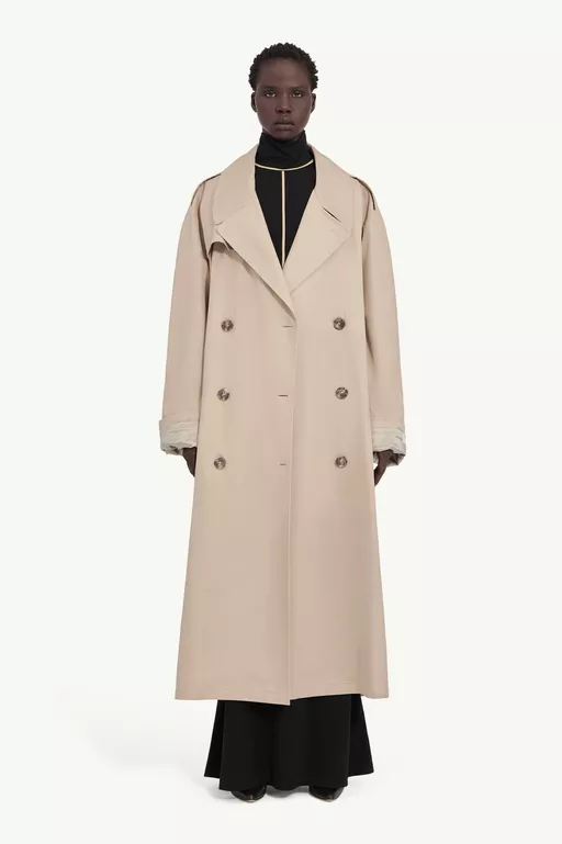 Cotton trench coat - Raincoats