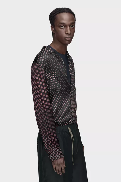 Camicia a maniche lunghe con stampa Paisley - Camicie