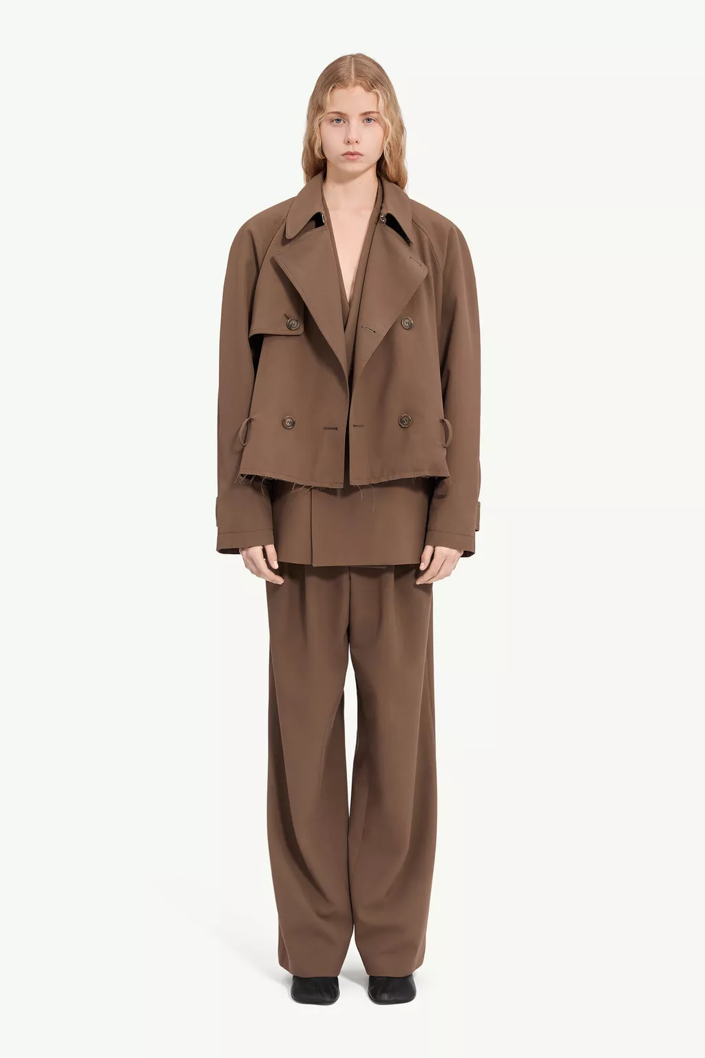 ジャケット・アウター Maison Martin Margiela Wool Jacket 36 Brown Belted wool blend jacket | MM6 Official