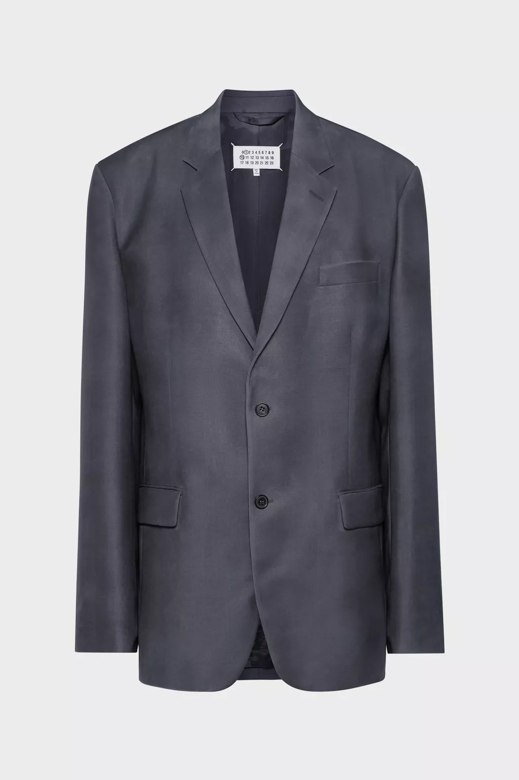 Dark avion Mohair Wool Suit Jacket | Maison Margiela Official