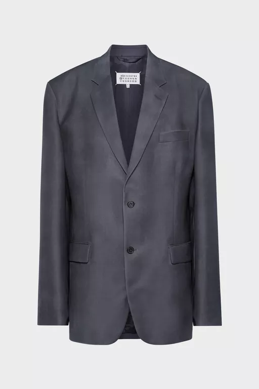 Mohair Wool Suit Jacket - Jackets