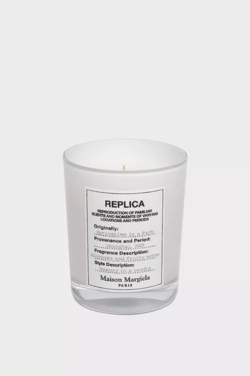 Silver Replica Springtime in a Park candle | Maison Margiela Official