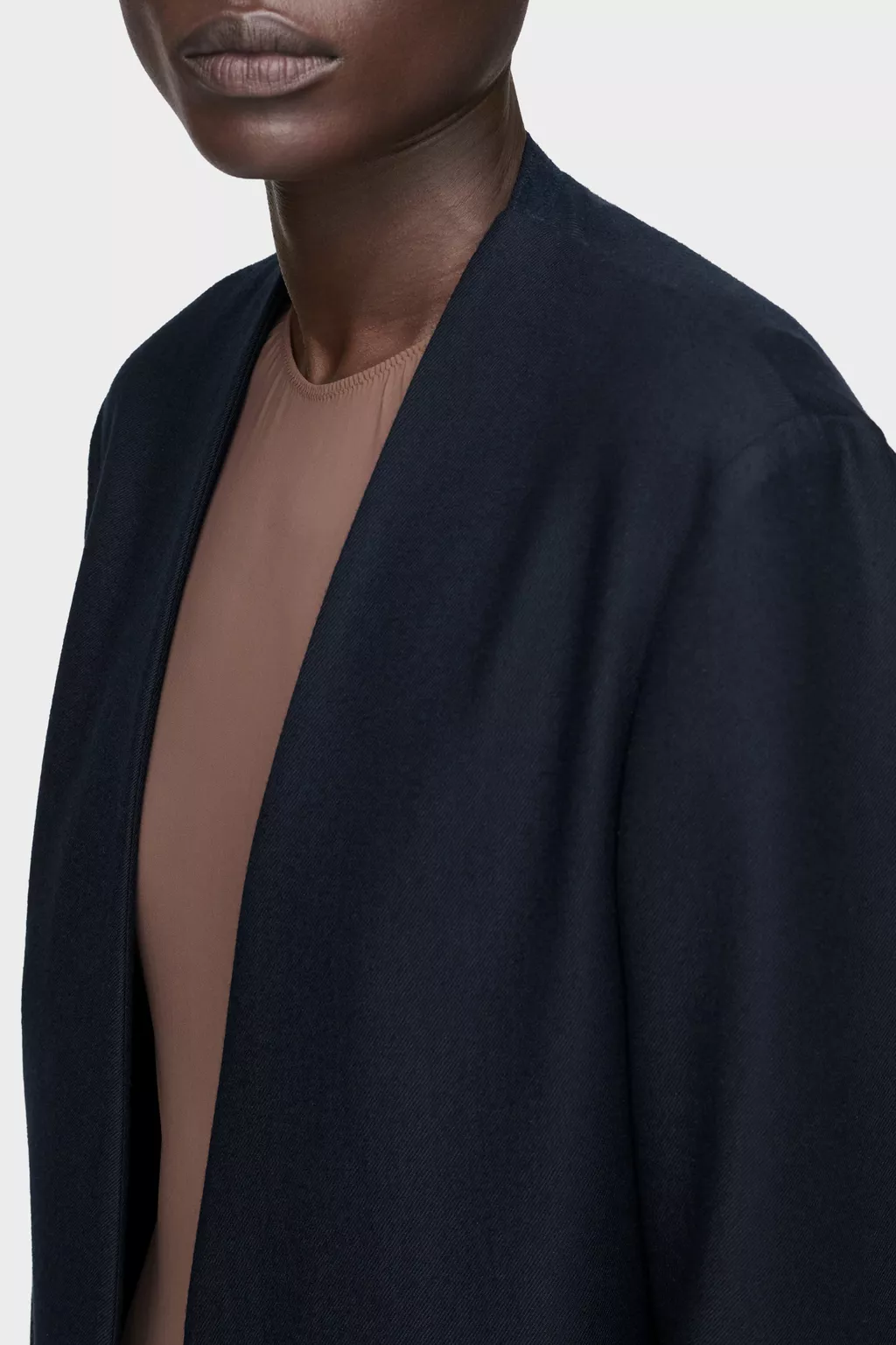 Navy Blue Minimal jacket | Maison Margiela Official