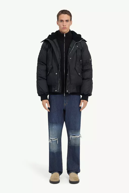 Hooded bomber jacket - Jackets