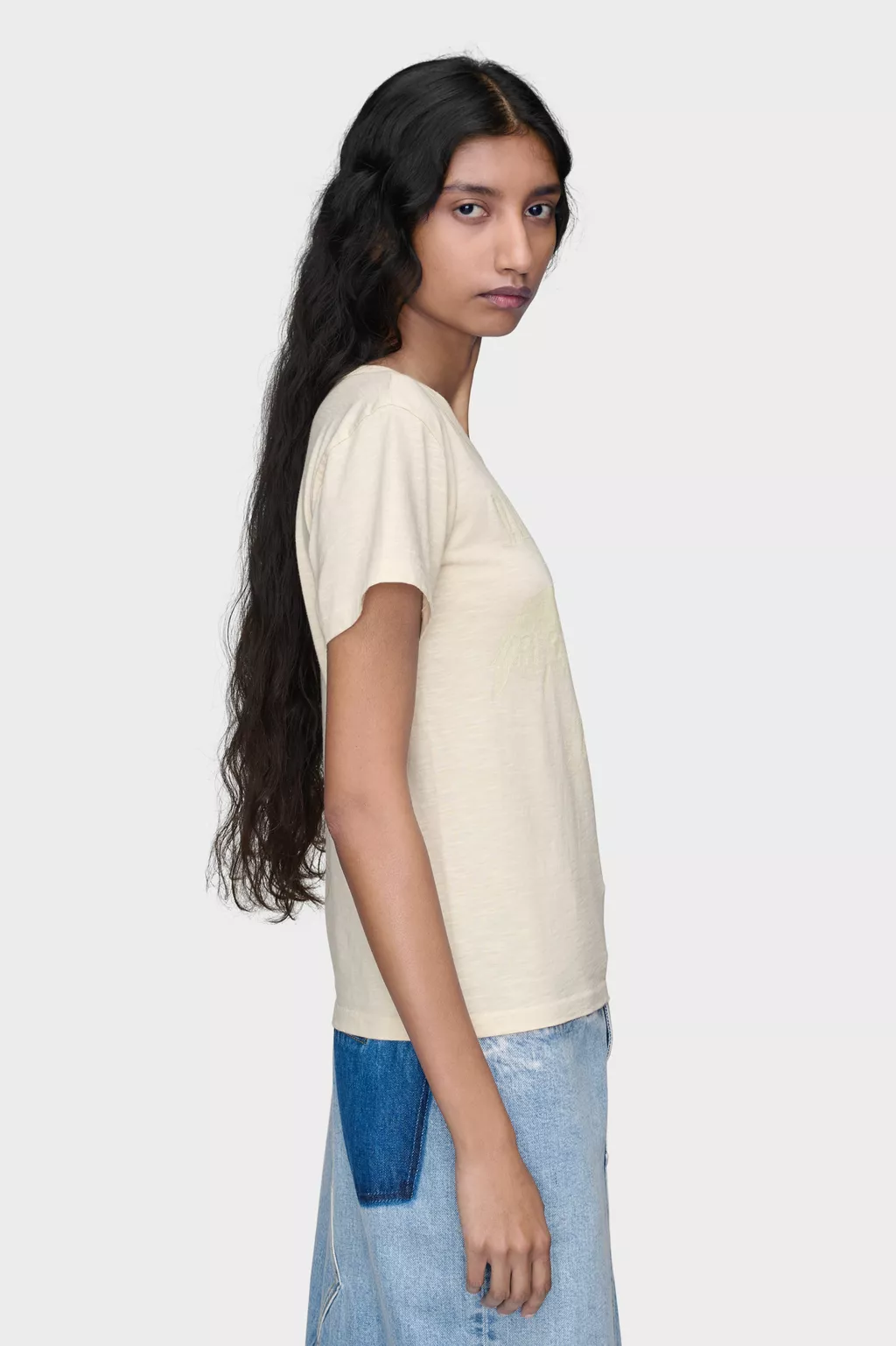 Cream Cotton T-Shirt | Maison Margiela Official