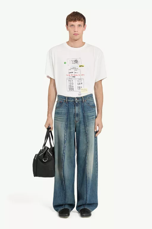 Jeans mit weitem Bein - Jeans