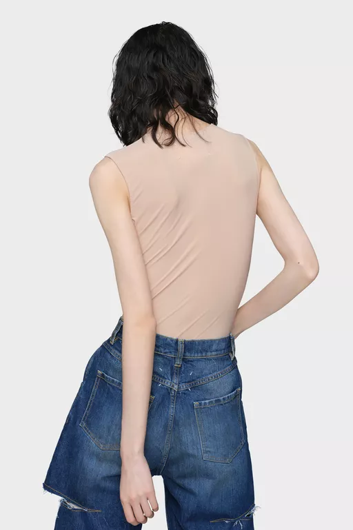 Technical jersey sleeveless bodysuit - Bodies