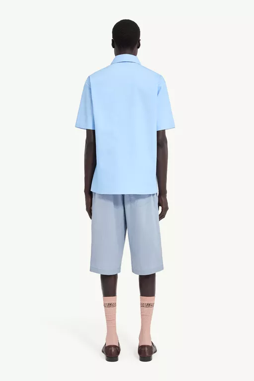 Fused Poplin Short-Sleeve Shirt - Shirts