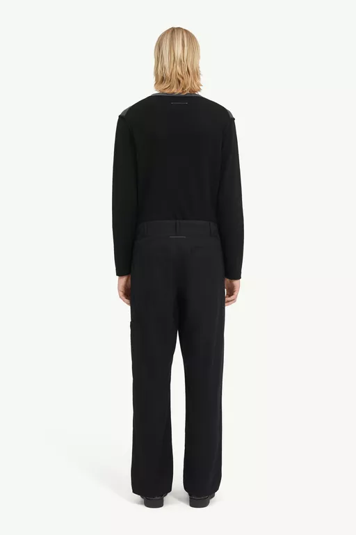 Cotton twill trousers - Pants