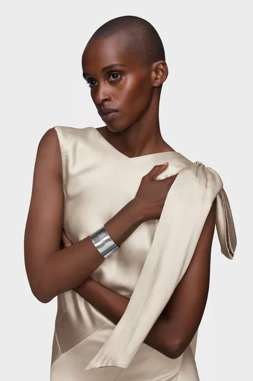 Logo wide cuff bracelet - Bracelets