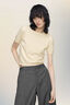 Crewneck knit top