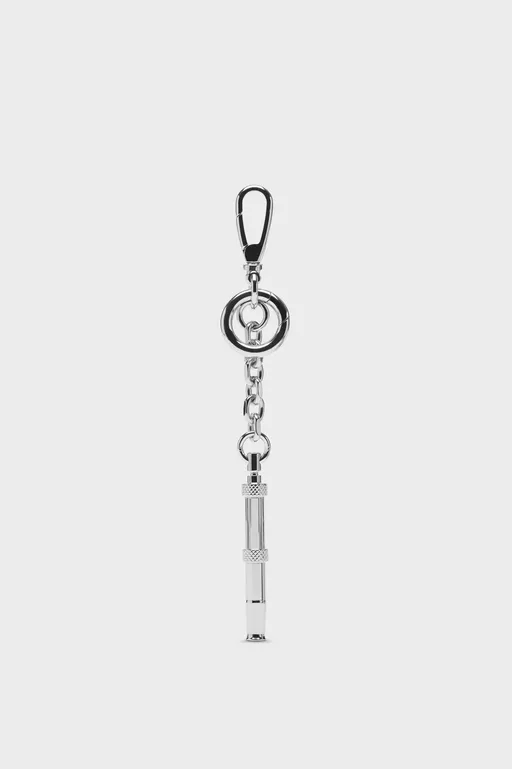 Metal Dog Whistle Charm - Key Rings