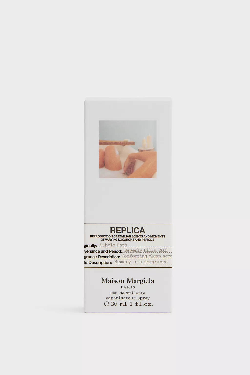 バブル バス オードトワレ「レプリカ」30ml ホワイト | Maison