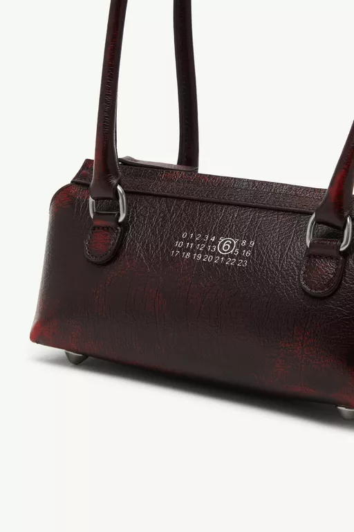 Bauletto Shoulder Bag Mini crackled leather - Shoulder Bags