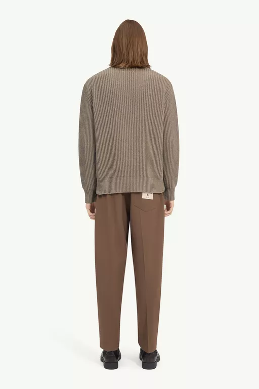 Ribbed knit jacket - Jackets