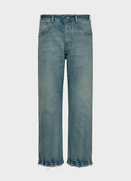 Distressed jeans