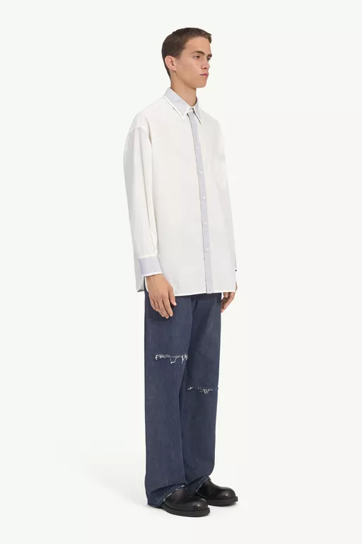 Cotton poplin shirt - Shirts