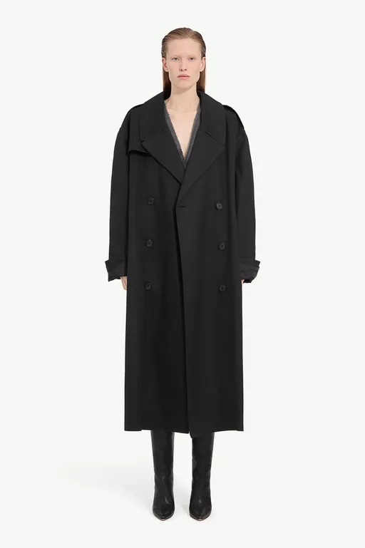 Cotton trench coat - Raincoats