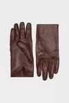 Cognac - Leather gloves