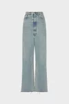 Light Blue - Wide-Leg Jeans