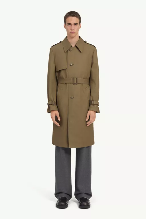 Coated cotton trench coat - Raincoats