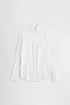 White - Bianchetto Crinkled Shirt