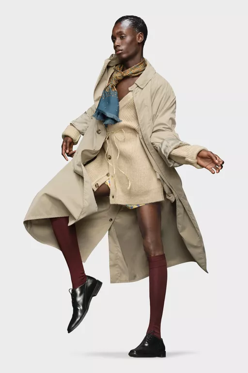 Peached coat - Raincoats