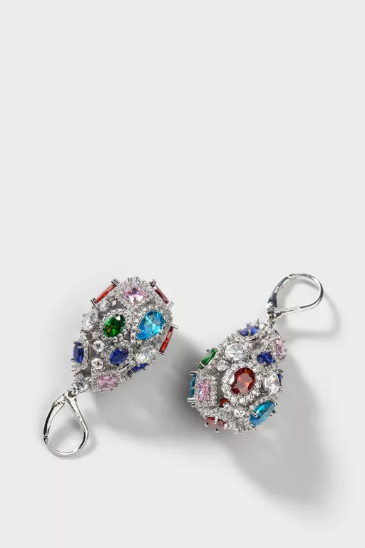 Cluster Show Drop Earrings - Earrings