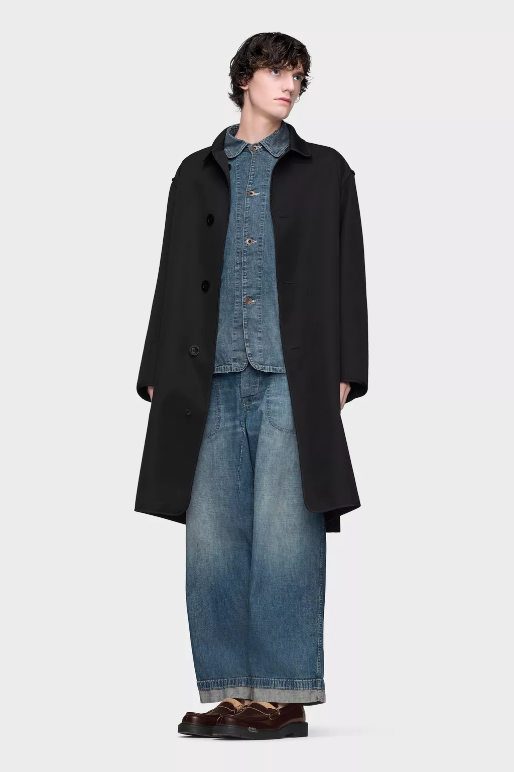 Blue Denim caban jacket | Maison Margiela Official