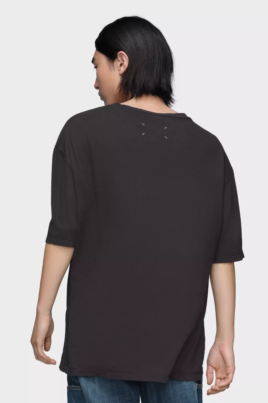 Black Cotton jersey t-shirt | Maison Margiela Official