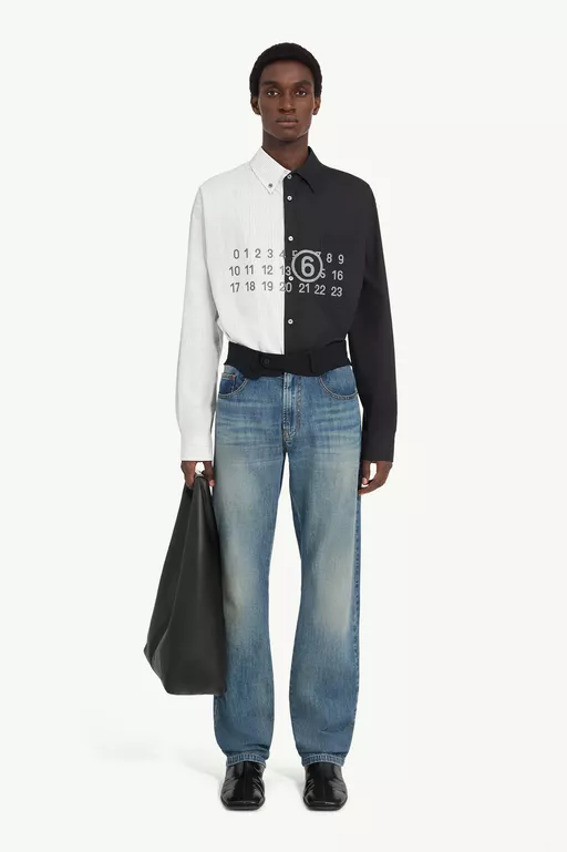 Jeans mit ausgetauschtem Bund - Jeans