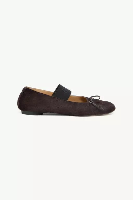 Numeric elastic ballerinas in ponyhair - Ballerinas