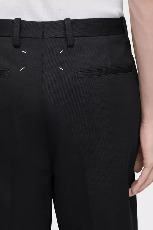 Tailored Cotton Shorts - Shorts