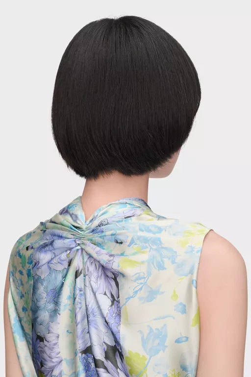 Floral Drape Wrap Dress - Midi Dress