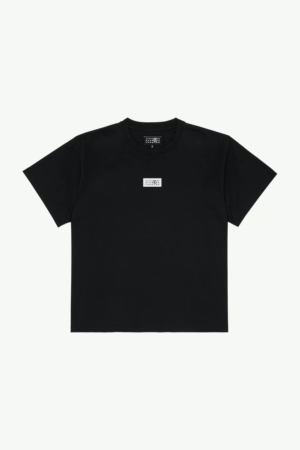 Black Cotton T-Shirt | MM6 Official