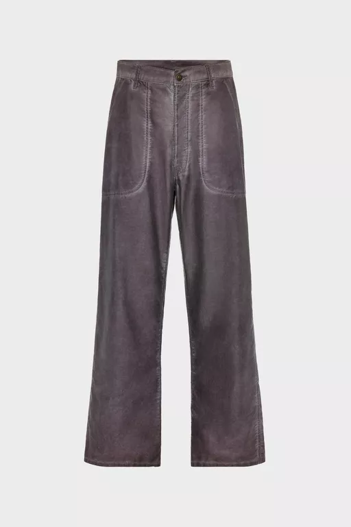 Double-Dyed Workwear Trousers - Pants