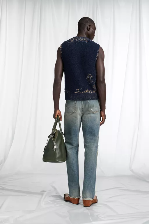 Acid Knit Wool Vest - Waistcoats