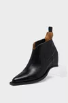Black - Heel-less Western Chelsea Boots