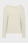 Light Grey - Wool knit top