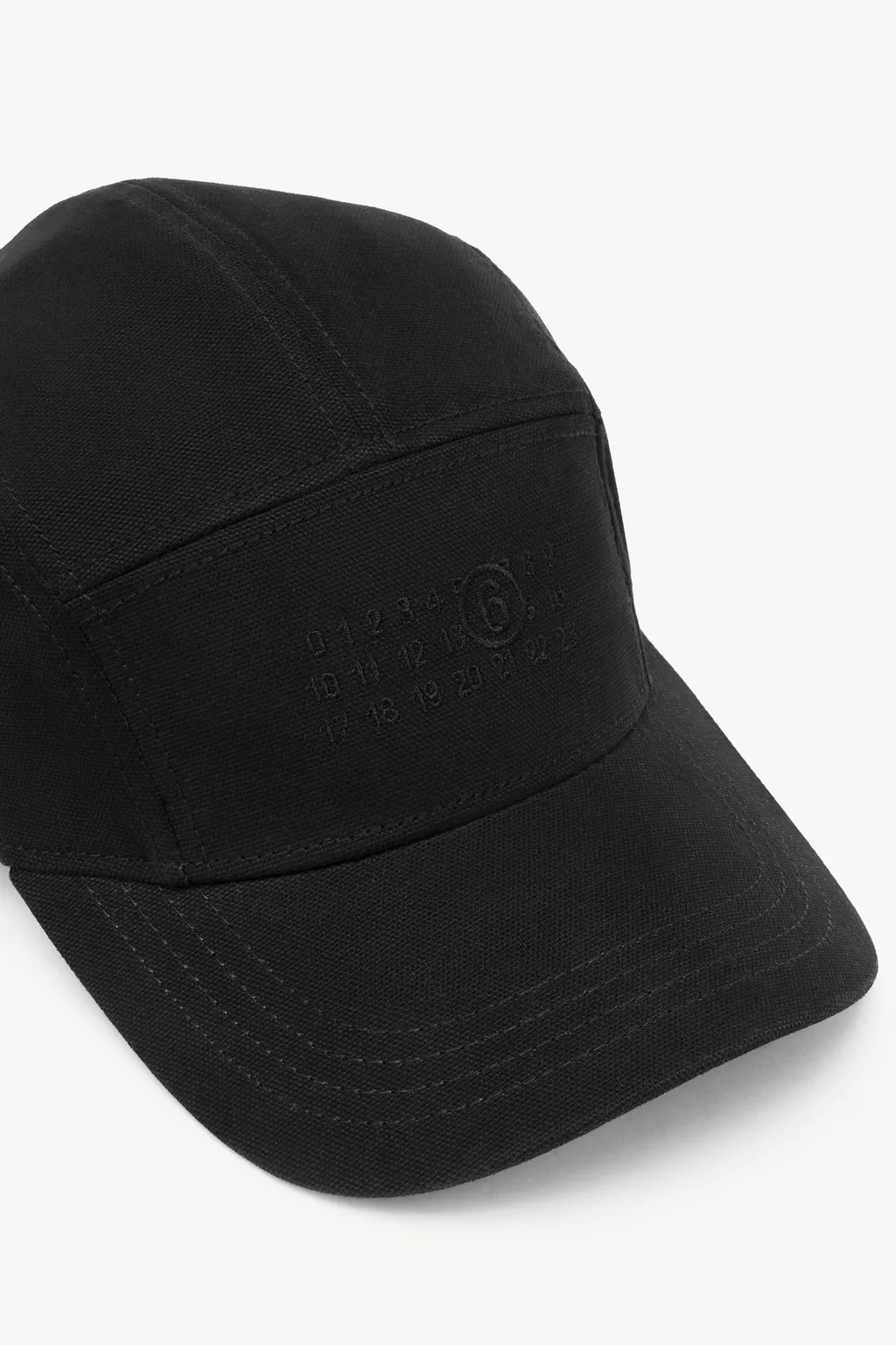 Black Cotton canvas cap | Maison Margiela Official