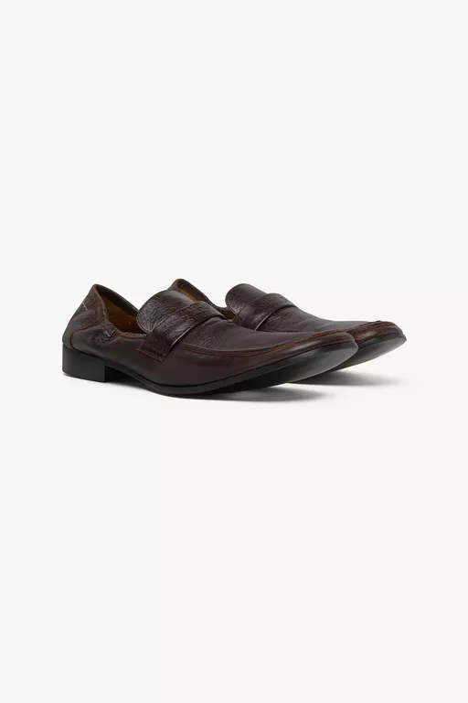 Swing-toe leather loafers - Moccasins