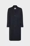 Dark Blue - Wool coat