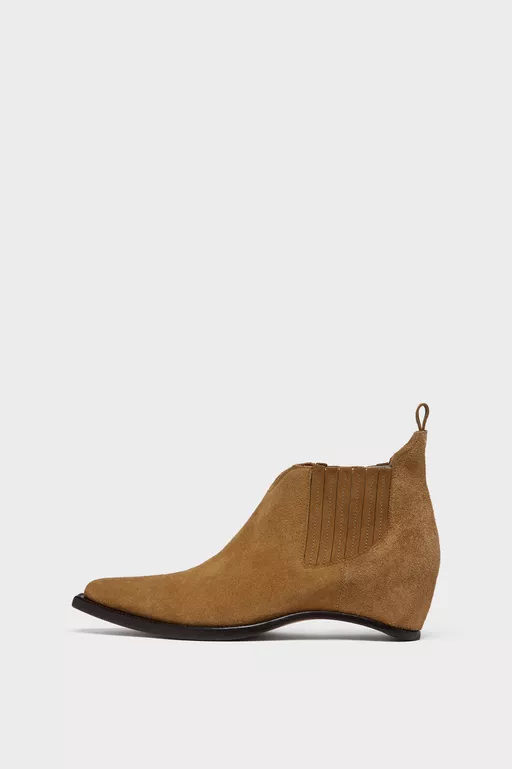 Heel-less Western Chelsea Boots - Ankle Boots