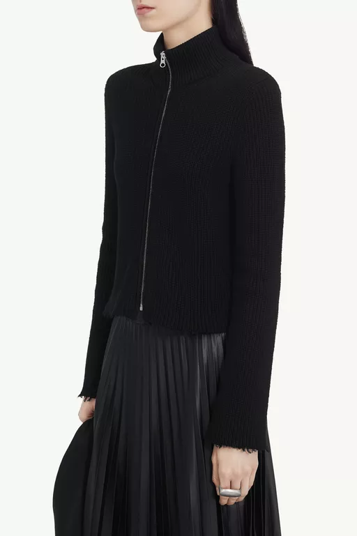 Ribbed Cotton Sportsjacket - Jackets