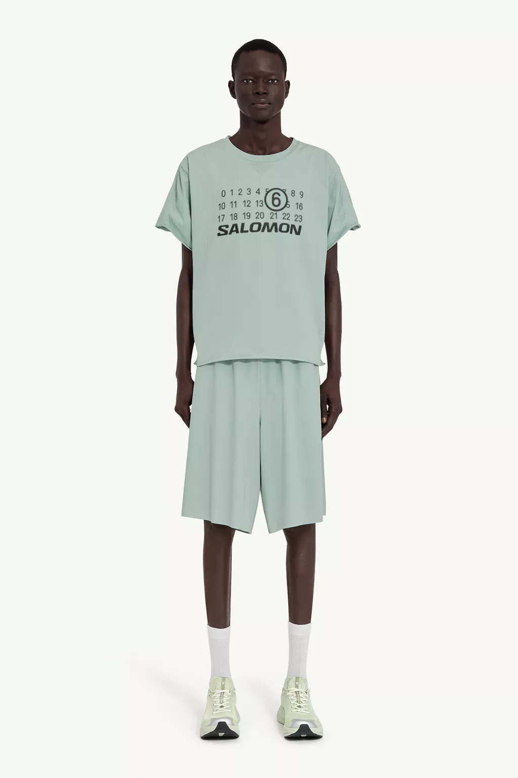 Brown MM6 x Salomon Seamless T-shirt | MM6 Official
